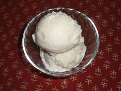 バニラアイスクリーム